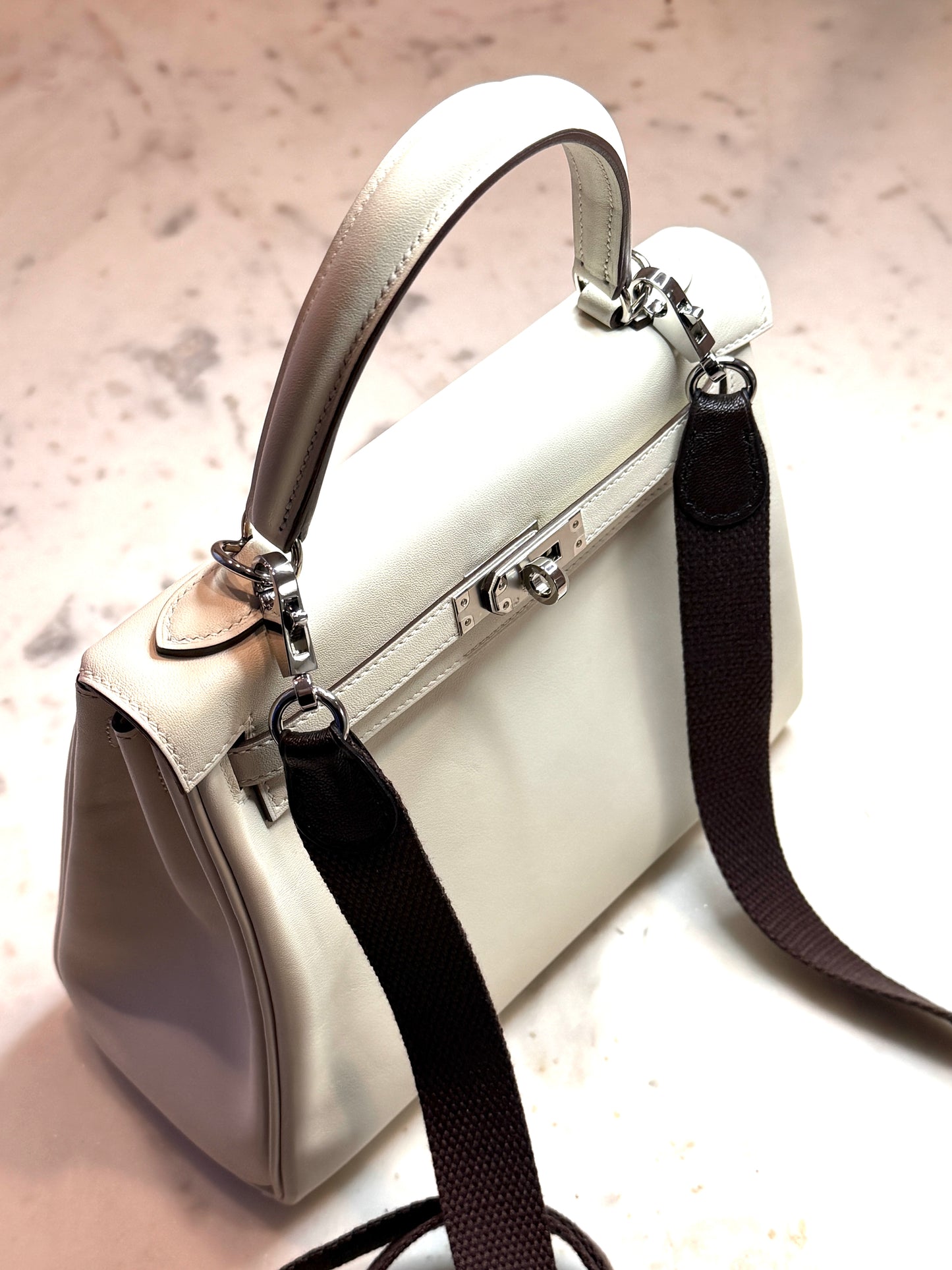C&L Adjustable Goatskin Chocolat