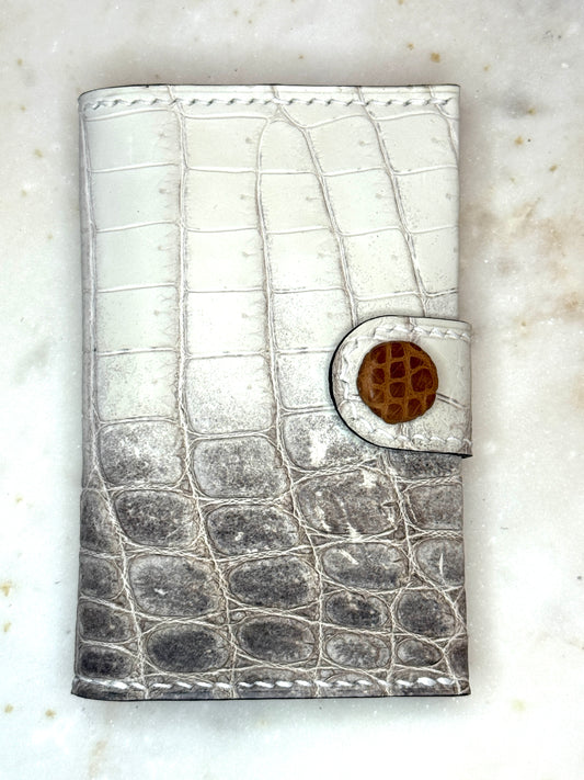 Bifold Cardholder Crocodile Himalaya Icare