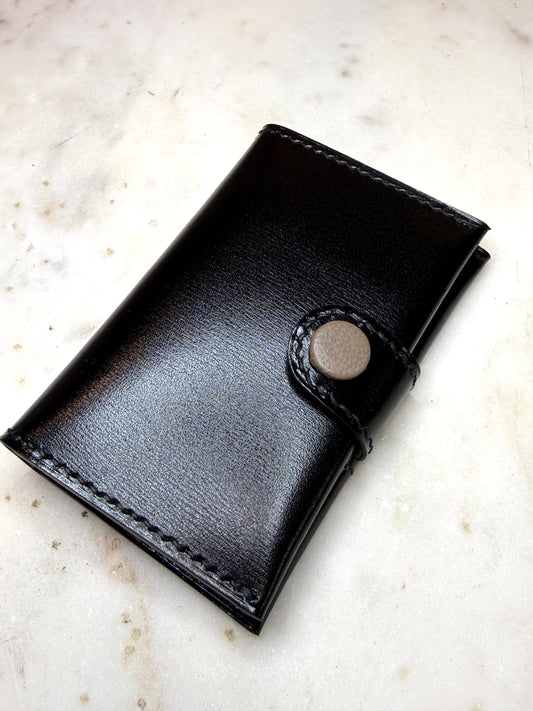 Bifold cardholder Icare box noir