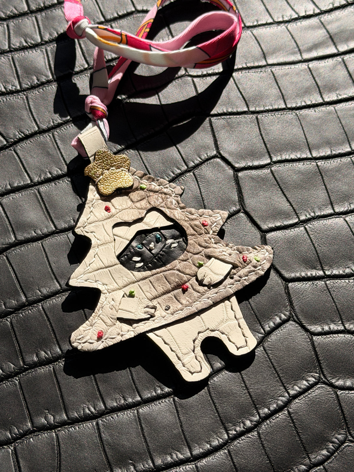 Neko Christmas Bag Charm Himalaya Crocodile