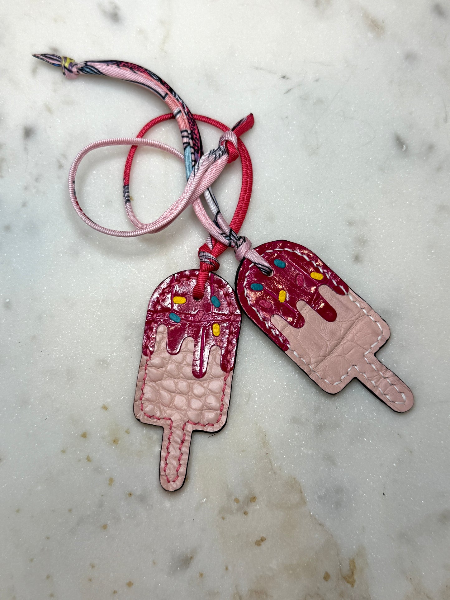 Popsicles crocodile pink