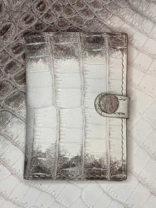 Bifold 6 pockets Arya in Himalaya matte crocodile