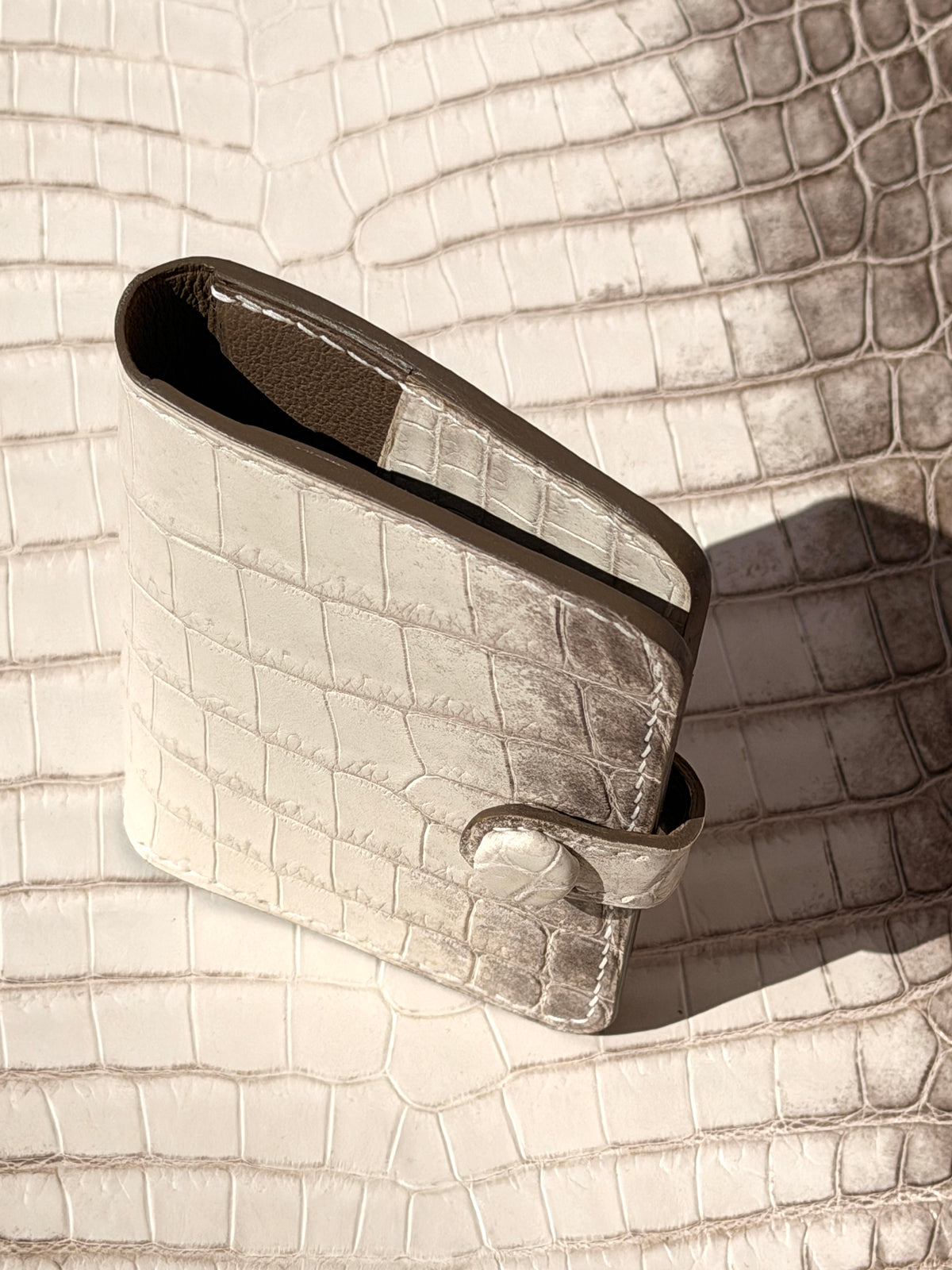 Prestige Cardholder Matte Himalaya Crocodile