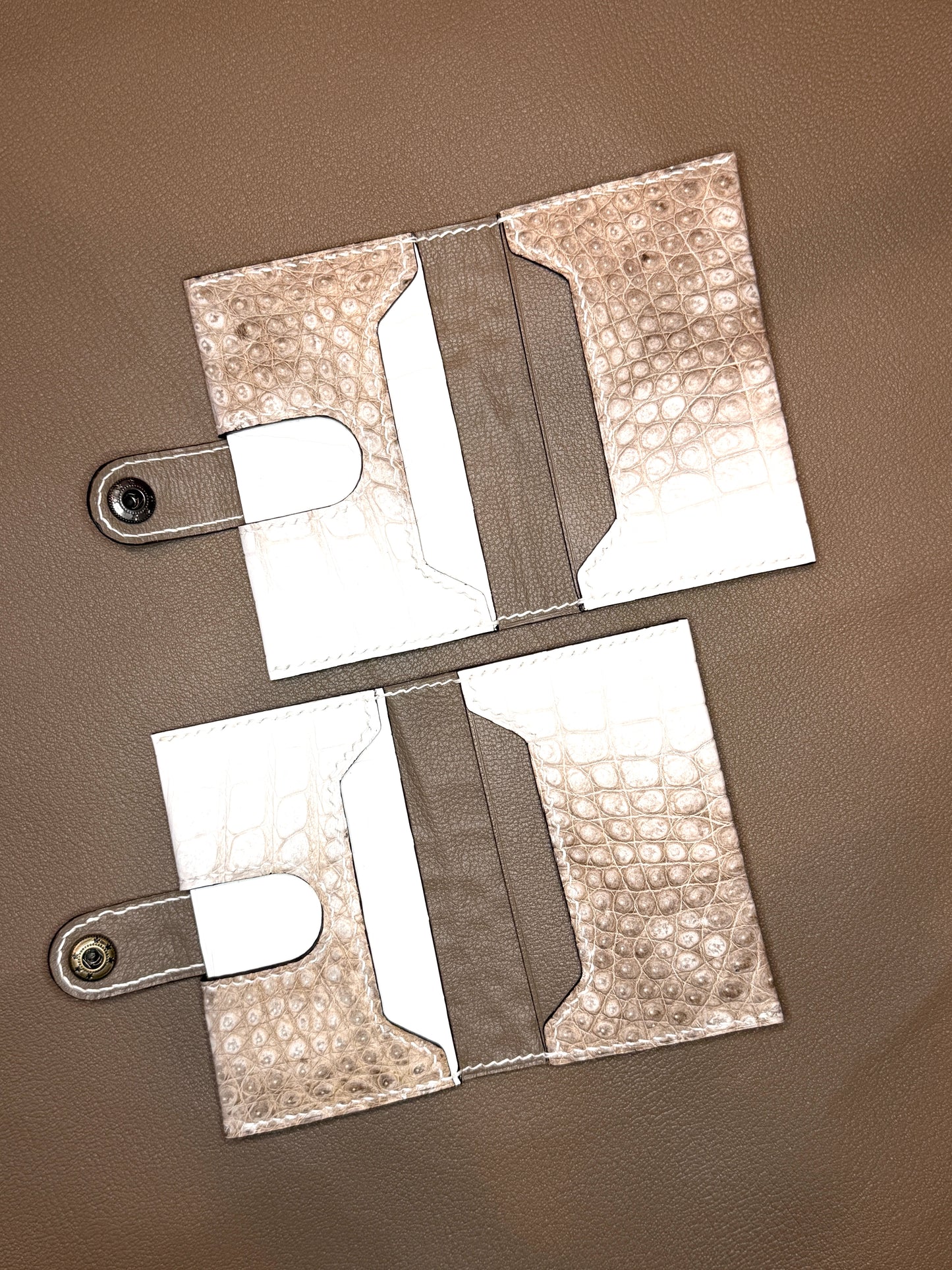 Bifold Cardholder Crocodile Himalaya Icare