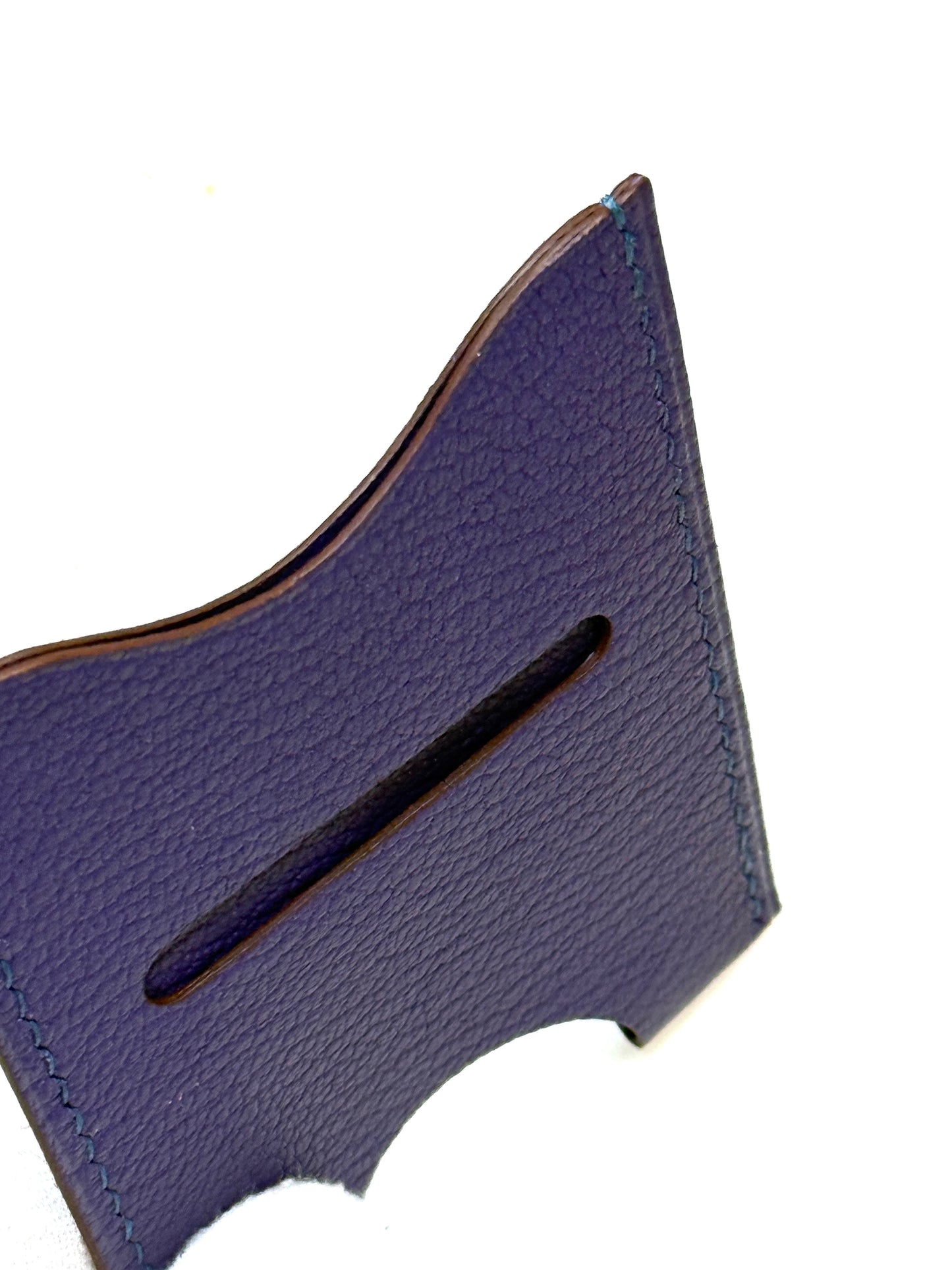 Evy Cardholder Violet Goat skin