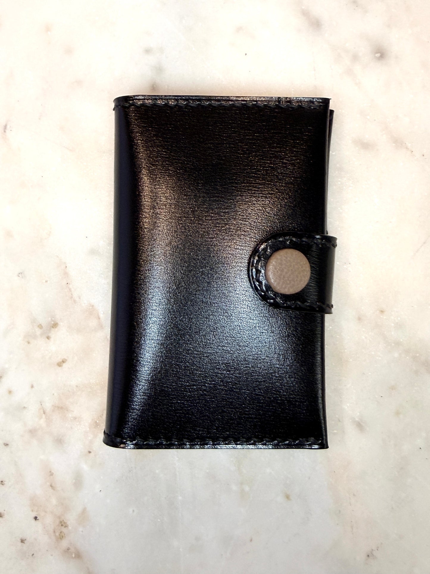 Bifold cardholder Icare box noir