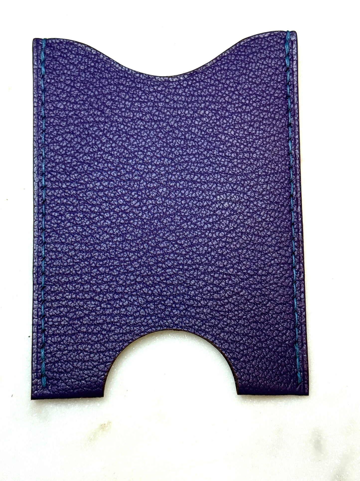 Evy Cardholder Violet Goat skin