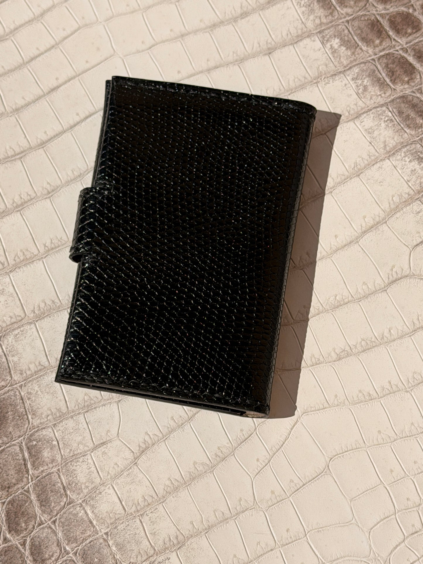 Bifold Cardholder Icare Black Lizard