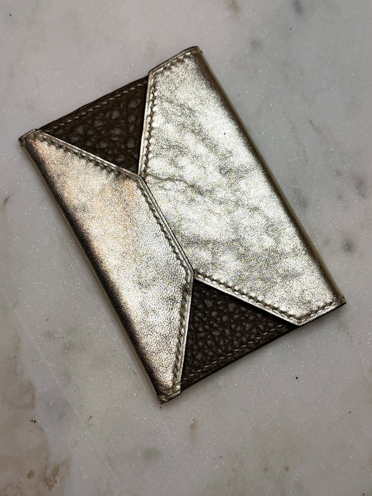 Enveloppe gold & taupe