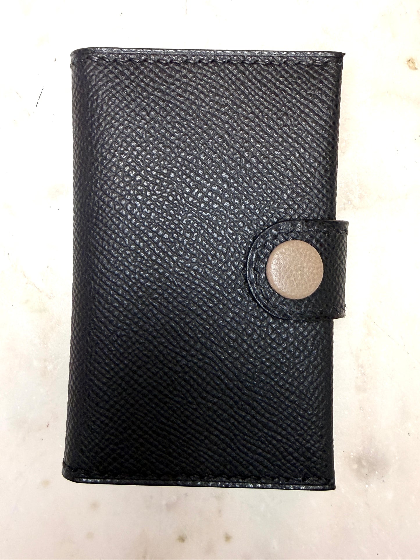 Bifold cardholder Icare Epsom noir