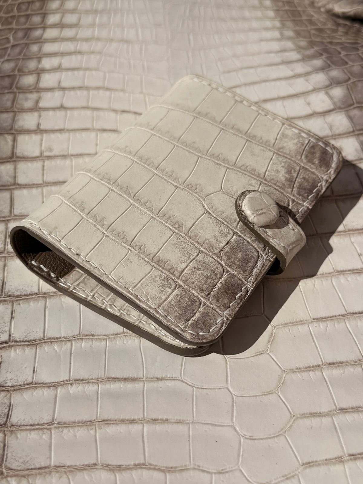 Prestige Cardholder Matte Himalaya Crocodile