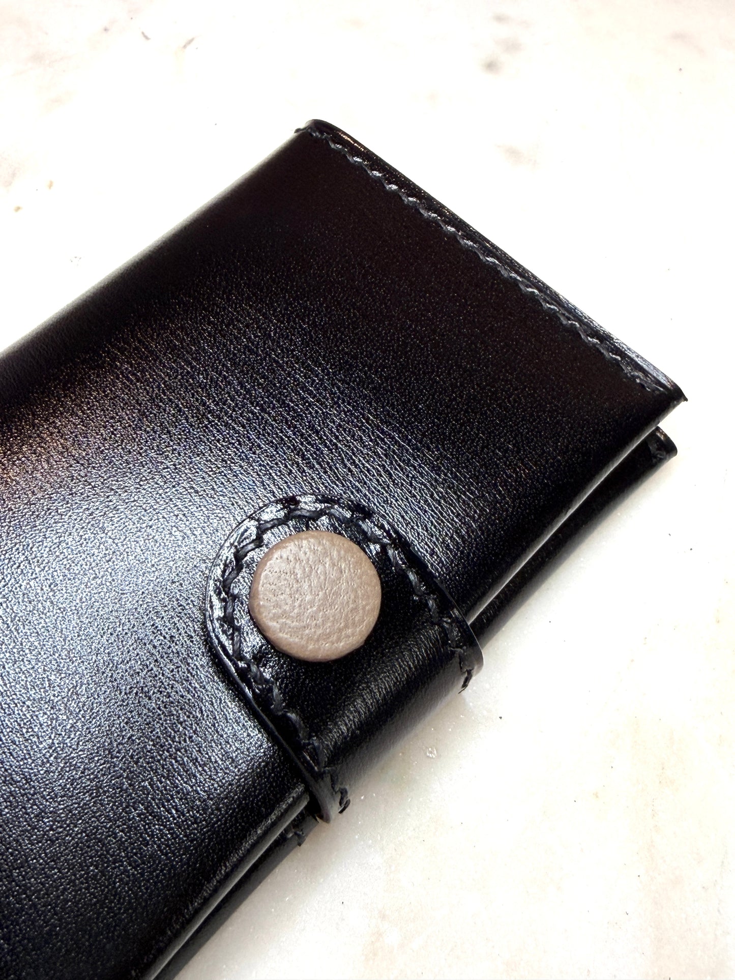 Bifold cardholder Icare box noir