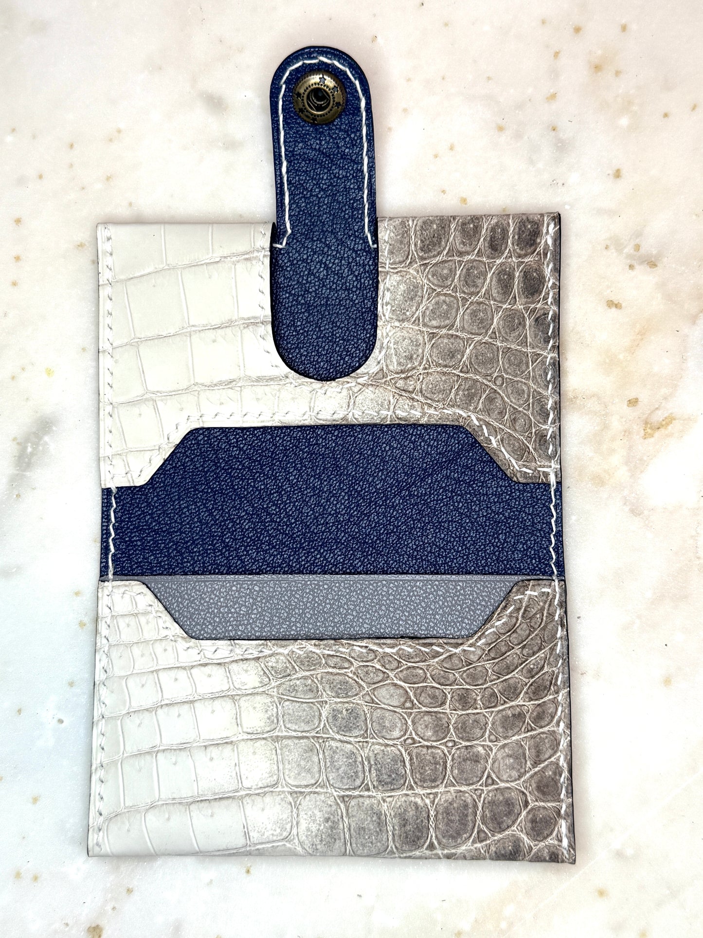 Bifold Cardholder Crocodile Himalaya Icare