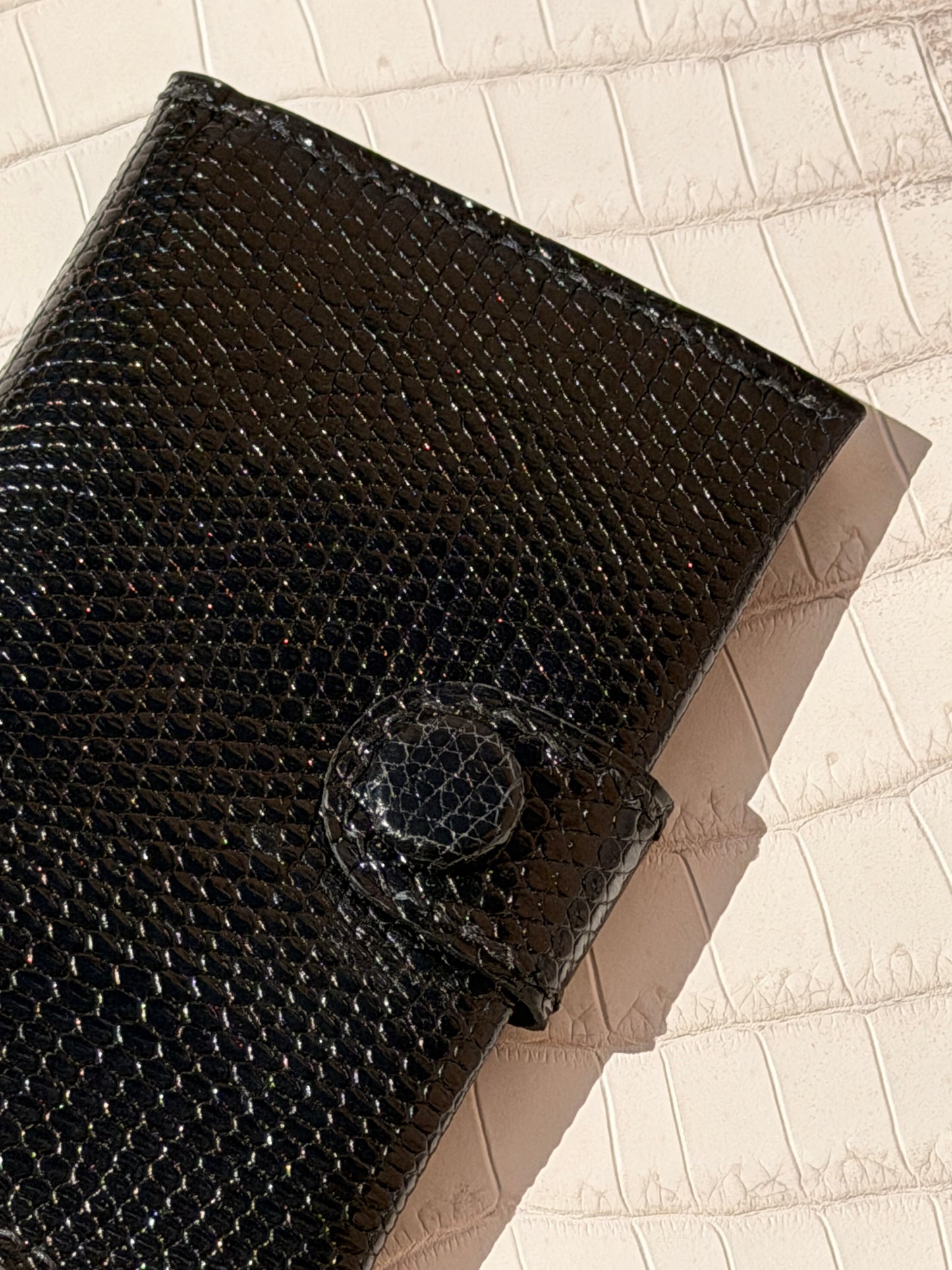 Bifold Cardholder Icare Black Lizard