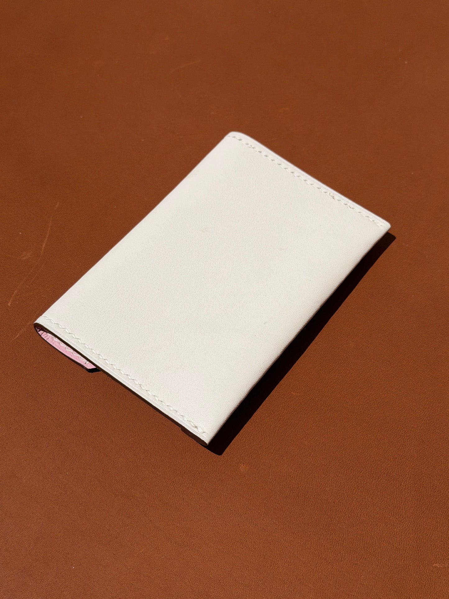 Envelope Cardholder Lizard Ombré & White Lambskin