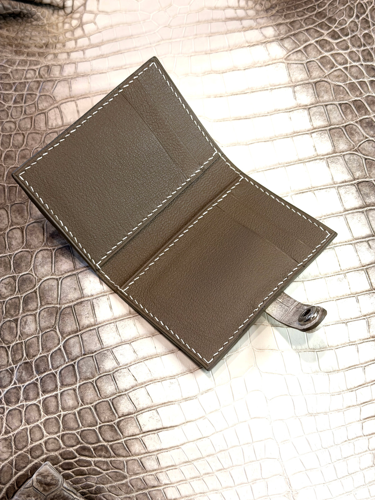 Bifold 6 Pockets Arya Himalaya Crocodile