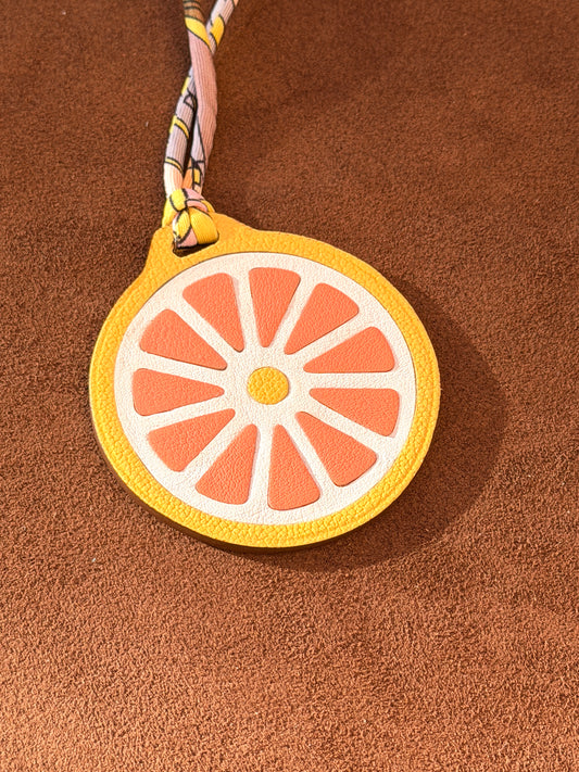 Fruit Slice Bag Charm