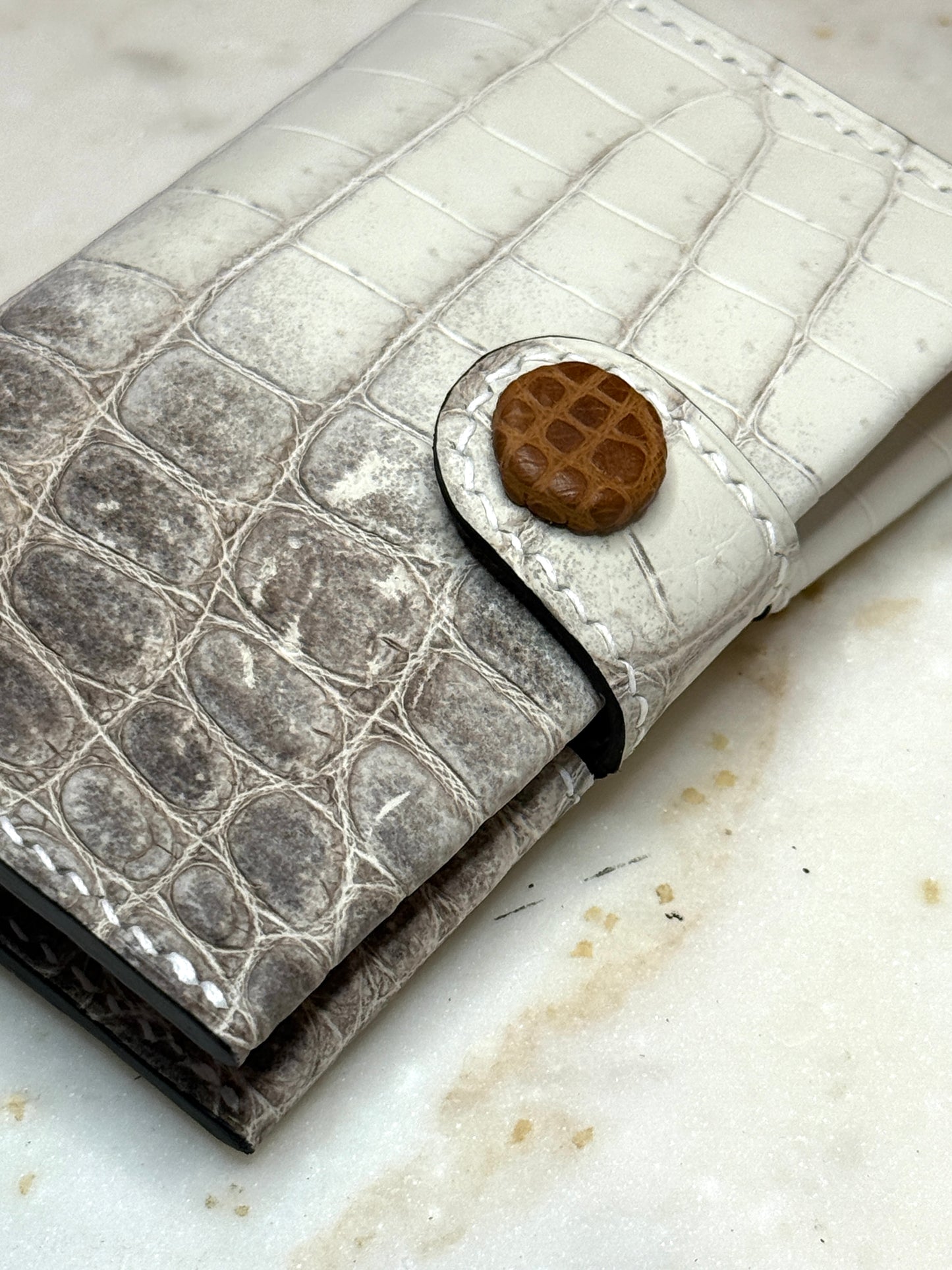 Bifold Cardholder Crocodile Himalaya Icare