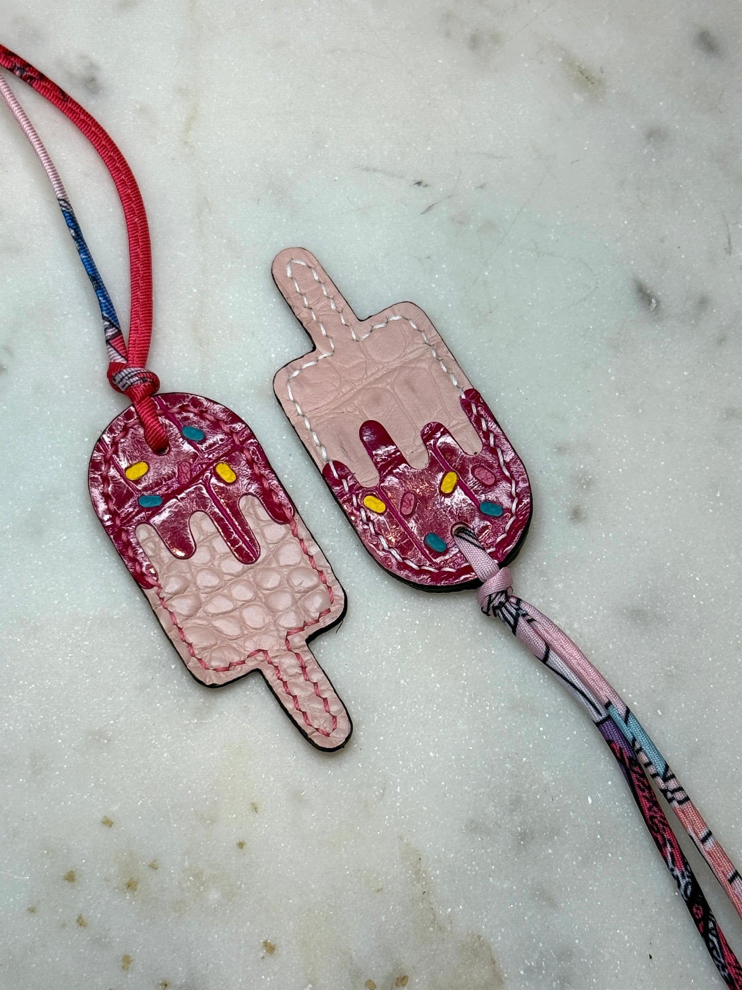 Popsicles crocodile pink