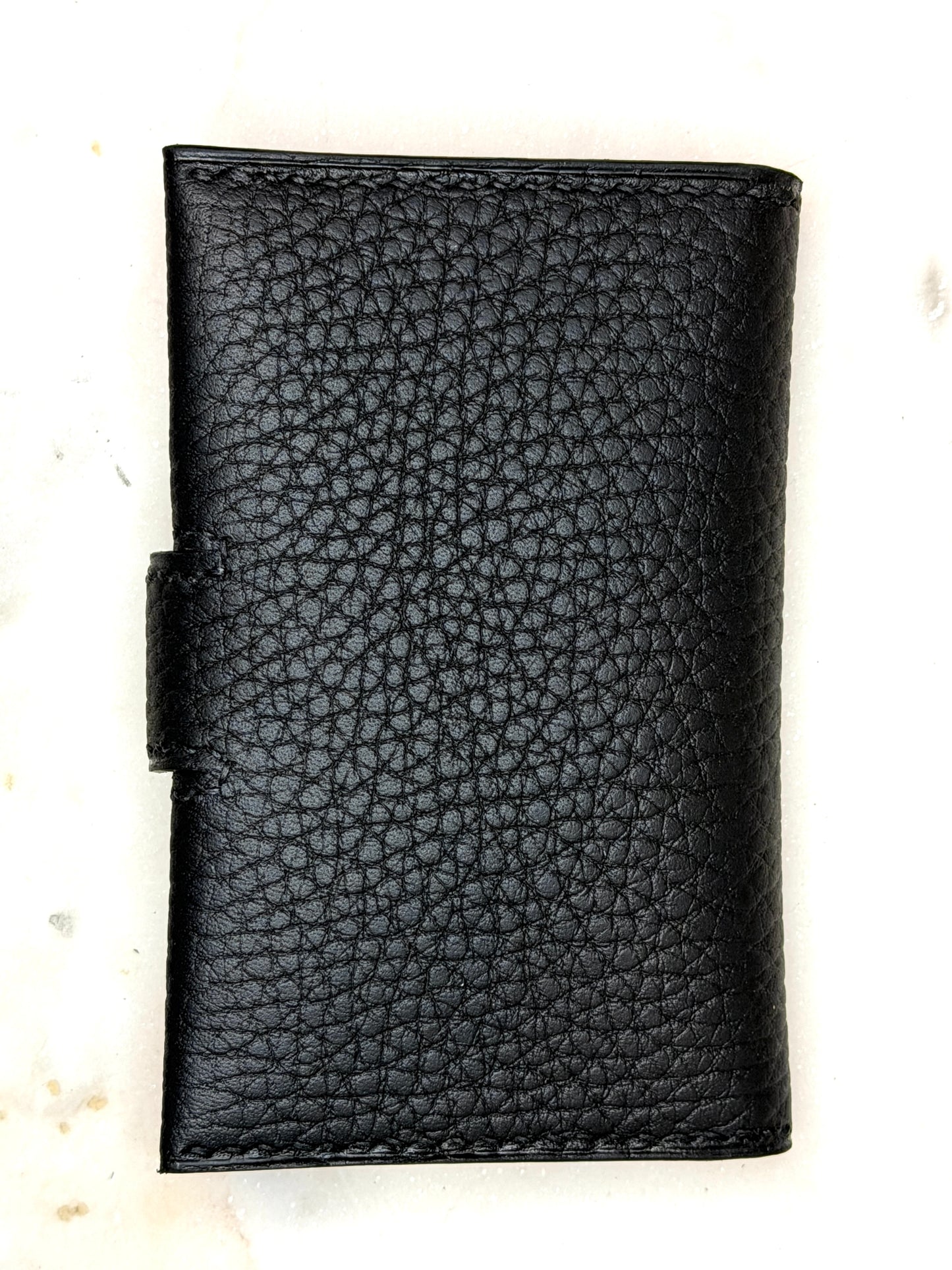 Bifold cardholder Icare Togo noir