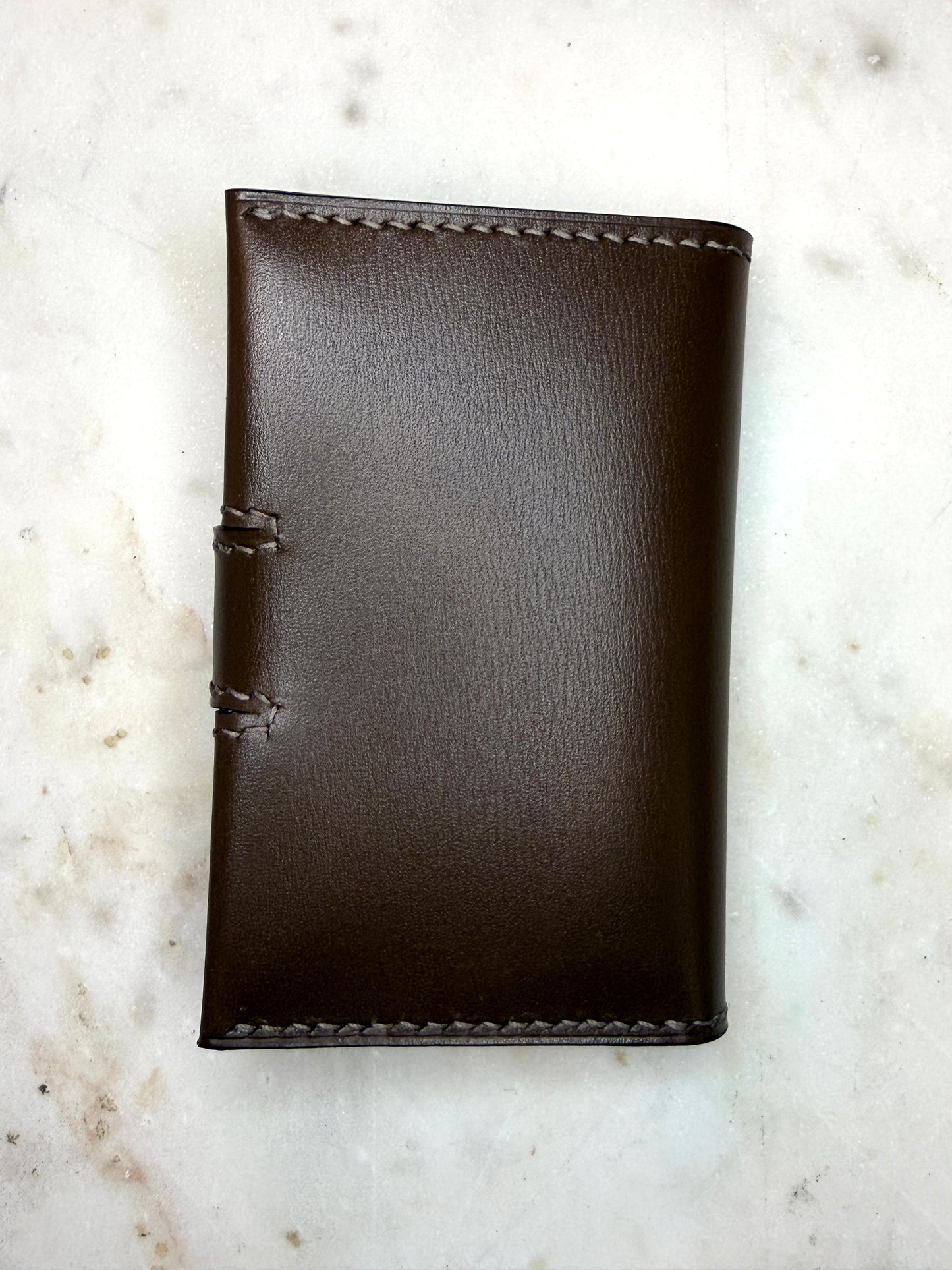 Bifold cardholder Icare box brown