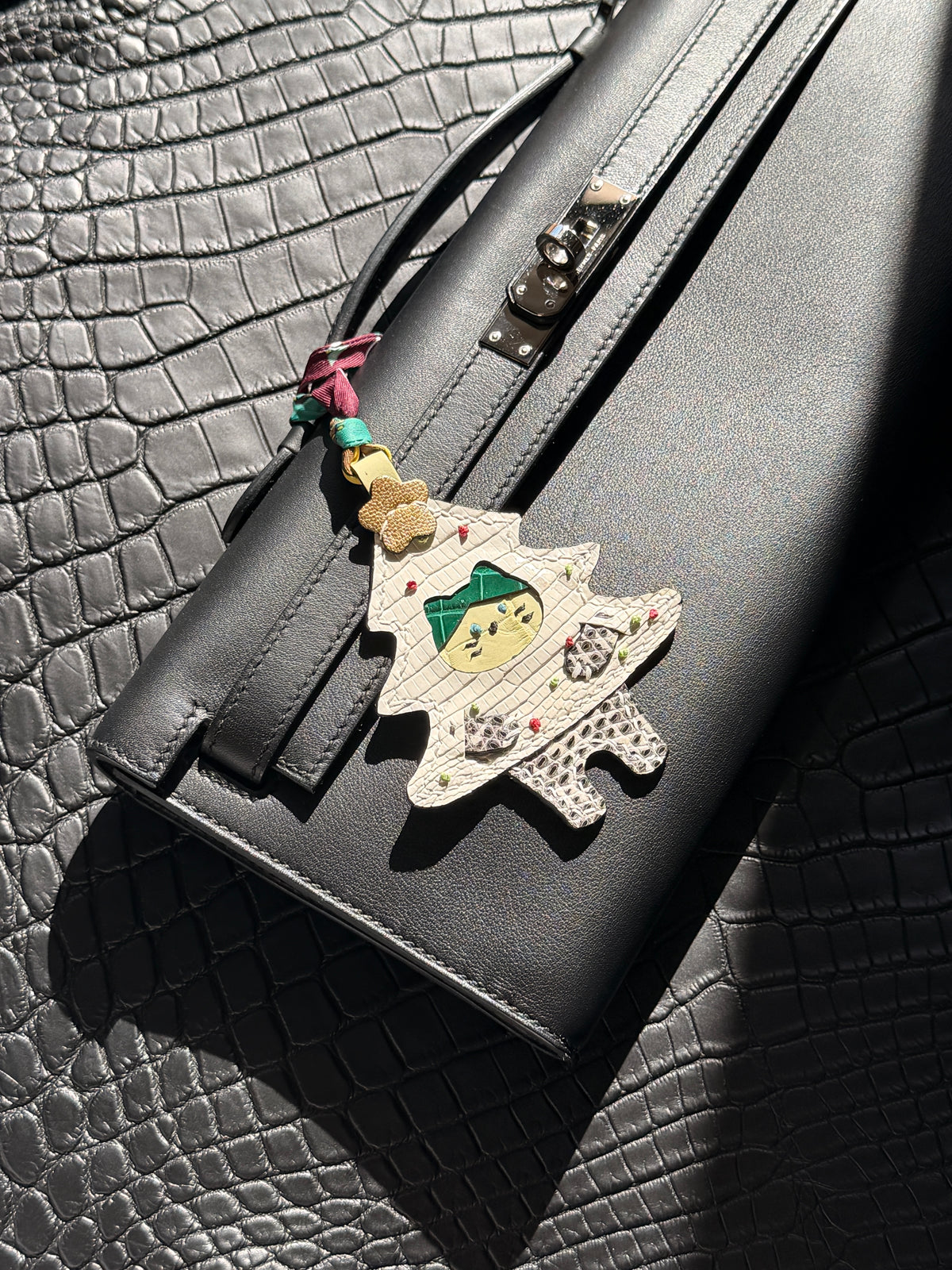 Neko Christmas Bag Charm Ombré Lizard